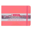 كراسة رسم سكتش المحترفين دفتر مقاس 15*21 سم غلاف جلد من ارت كريشن الهولندية  140 جرام  لون coral