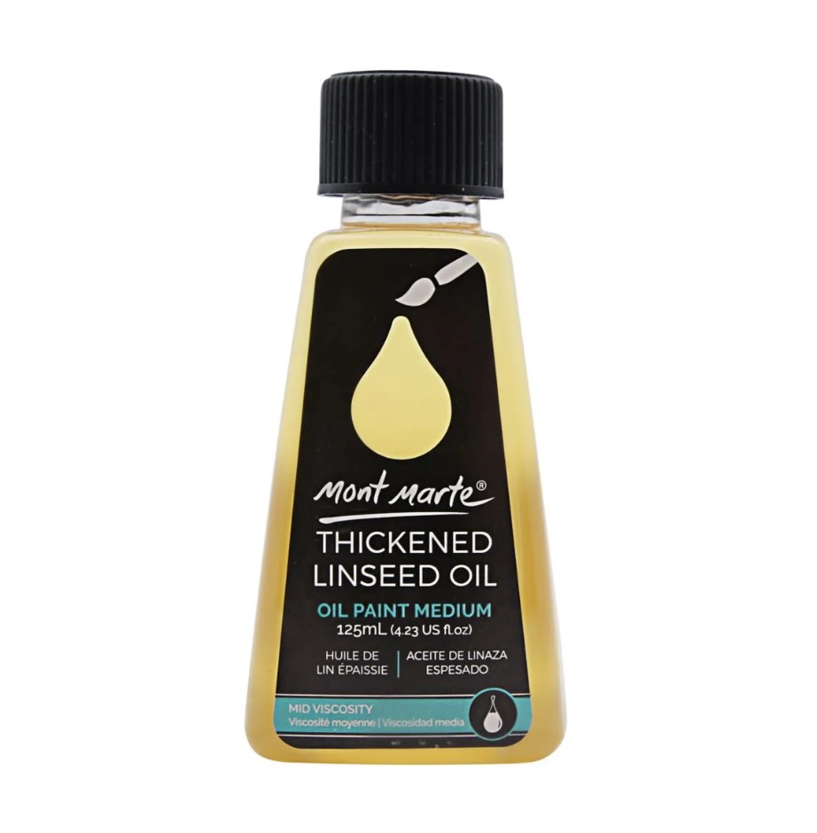 Mont Marte Thickened Linseed Oil 125ml