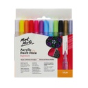 Mont Marte Acrylic Paint Pens Fine Tip 12pc
