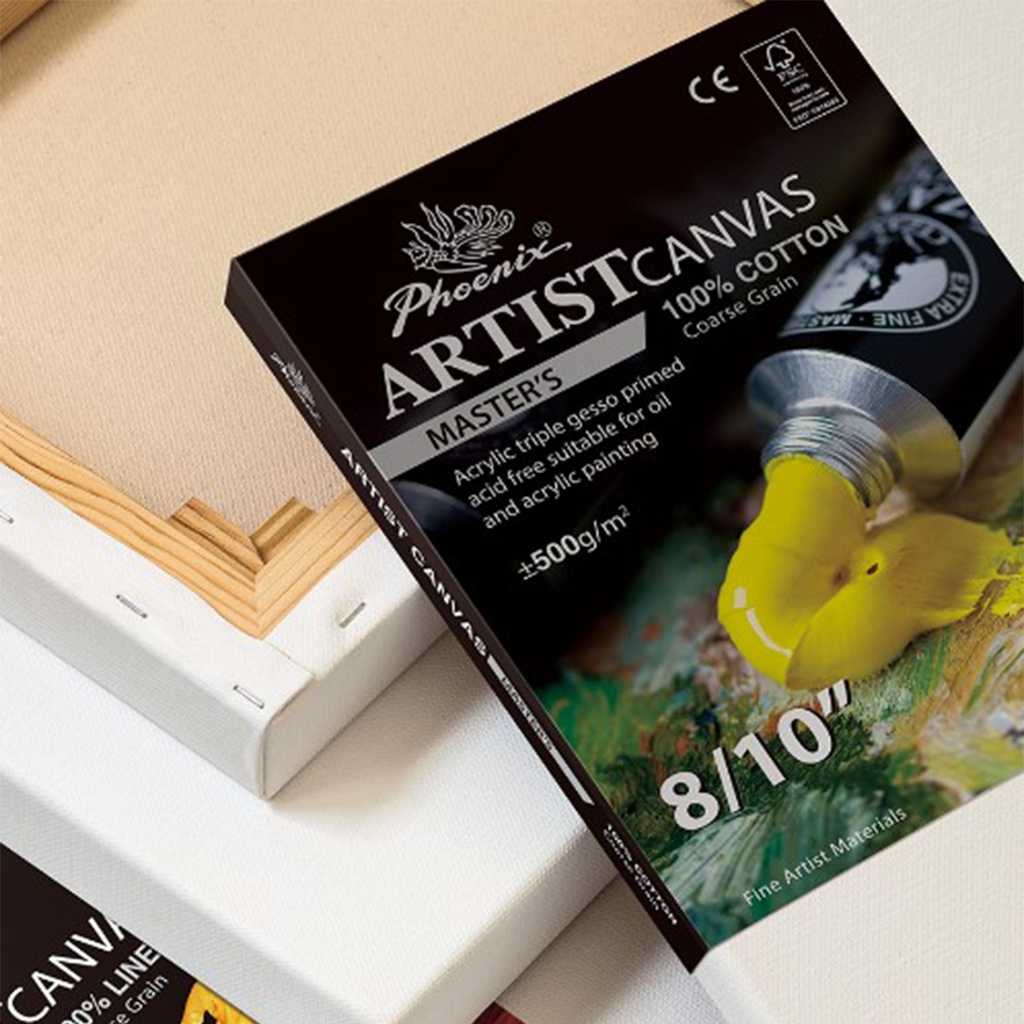 Phoenix Stretched Canvas  100% Cotton 1.5" Thikness, STAPLEon the back 50*75CM