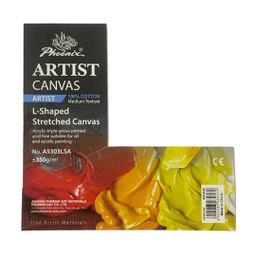 [A5303LSA] Phoenix L Shaped  Stretched Canvas  100% Cotton 3/4" Thikness 50X50CM