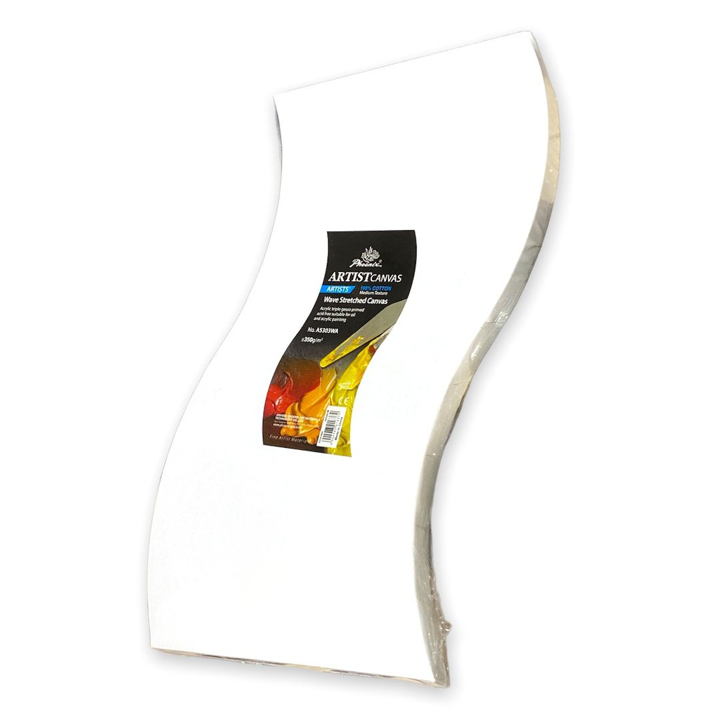 Phoenix Wave Stretched Canvas  100% Cotton 3/4" Thikness 20X40CM