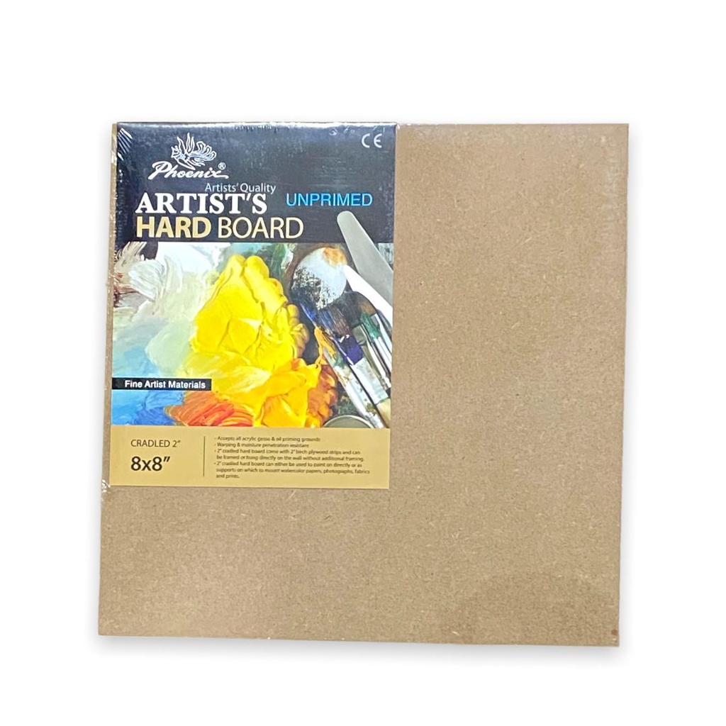 Phoenix un Primed Artist Hard BOARD 2" Thikness