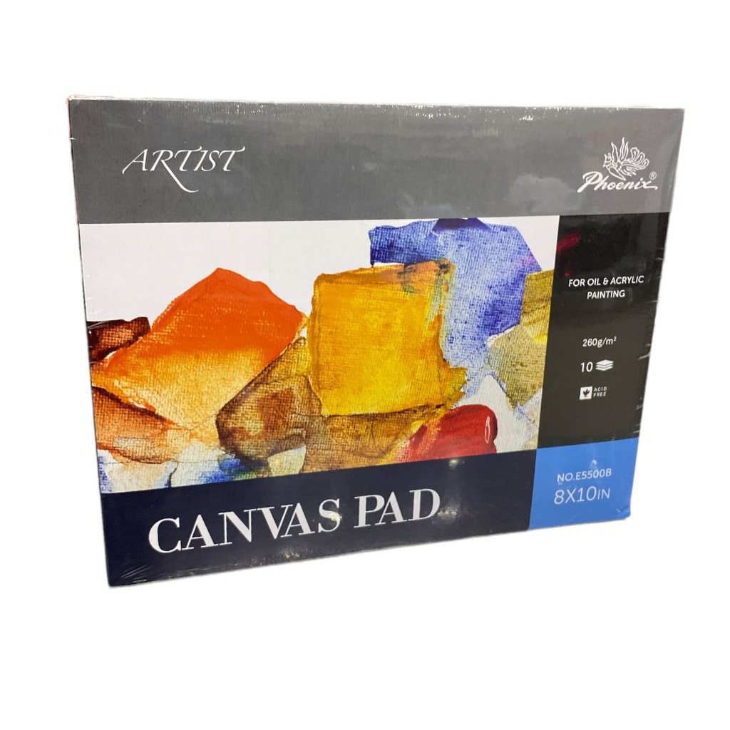 Phoenix Canvas  pad 260gsm 10sheet 8X10IN