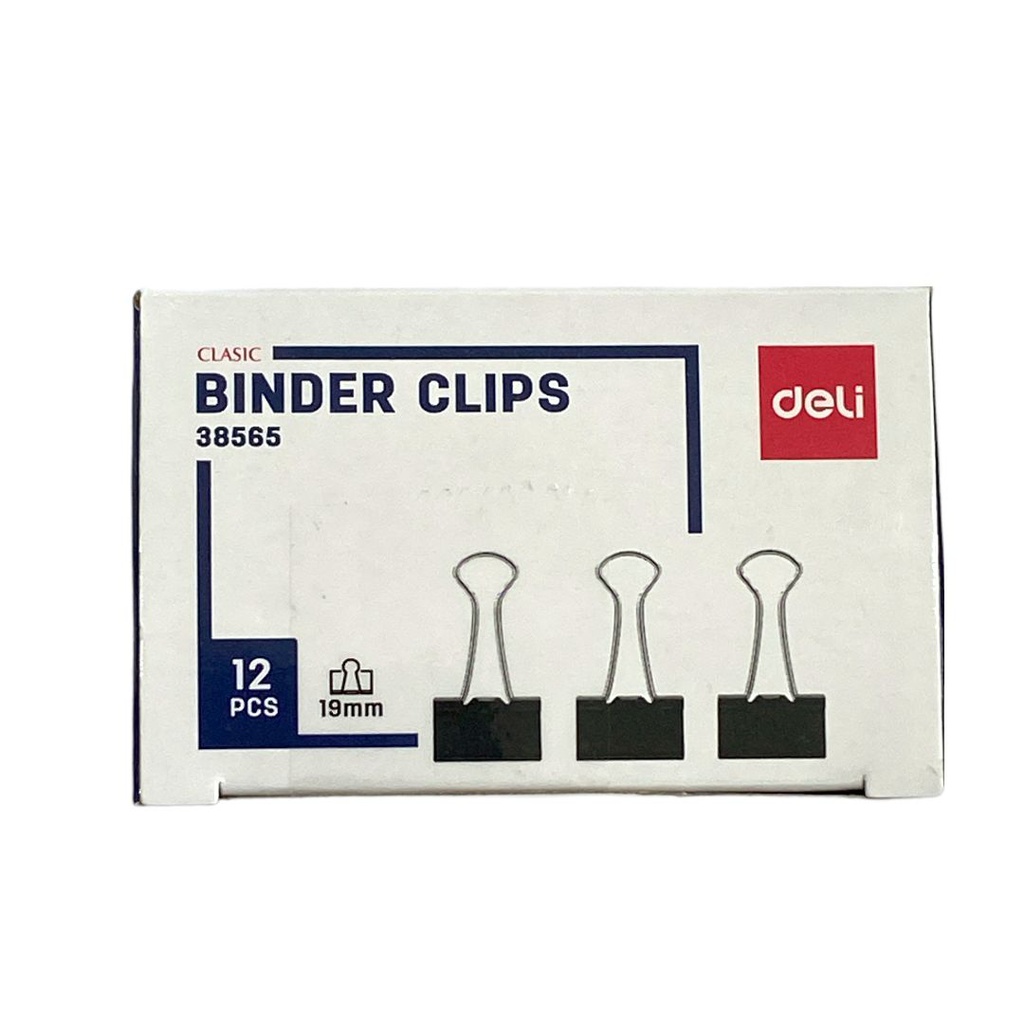 مشبك ورق ديلي اسود 19MM