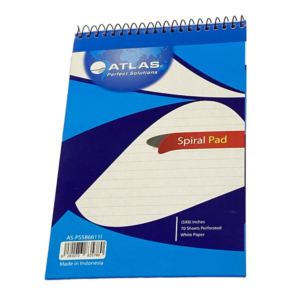 دفتر سلك 5*8" اطلس