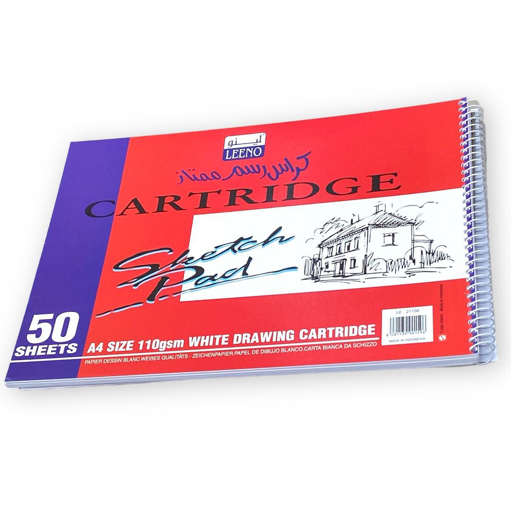 كراسة رسم 110 جرام 50 ورقة LEENO A4