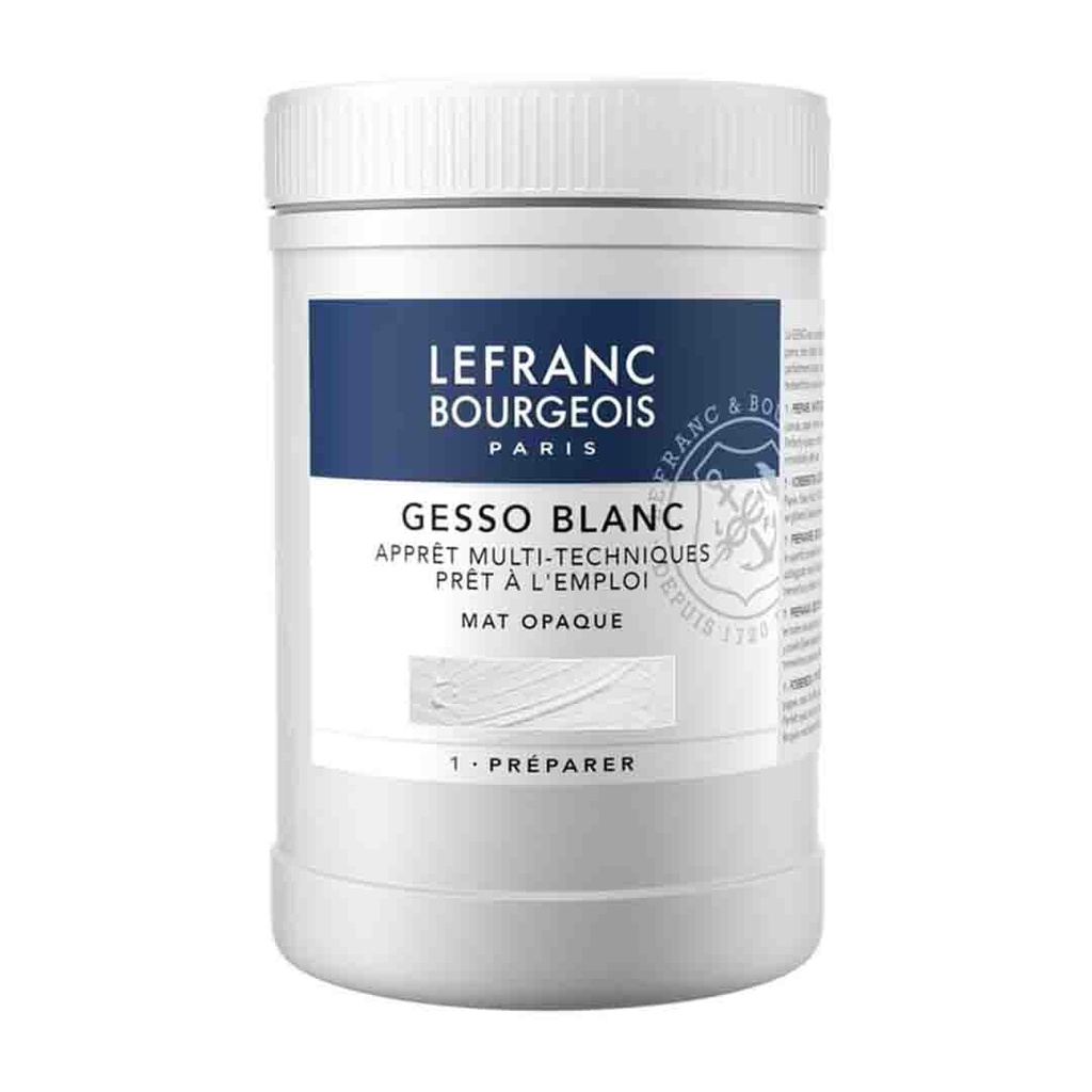 Lefranc &amp; Bourgeois acrylic additive 1liter pot GESSO