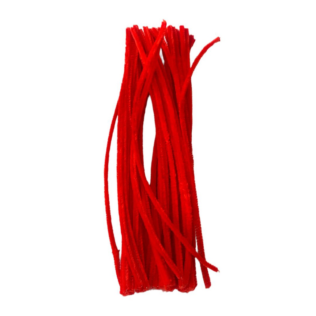 سلك وبري للاعمال الفنية أحمر