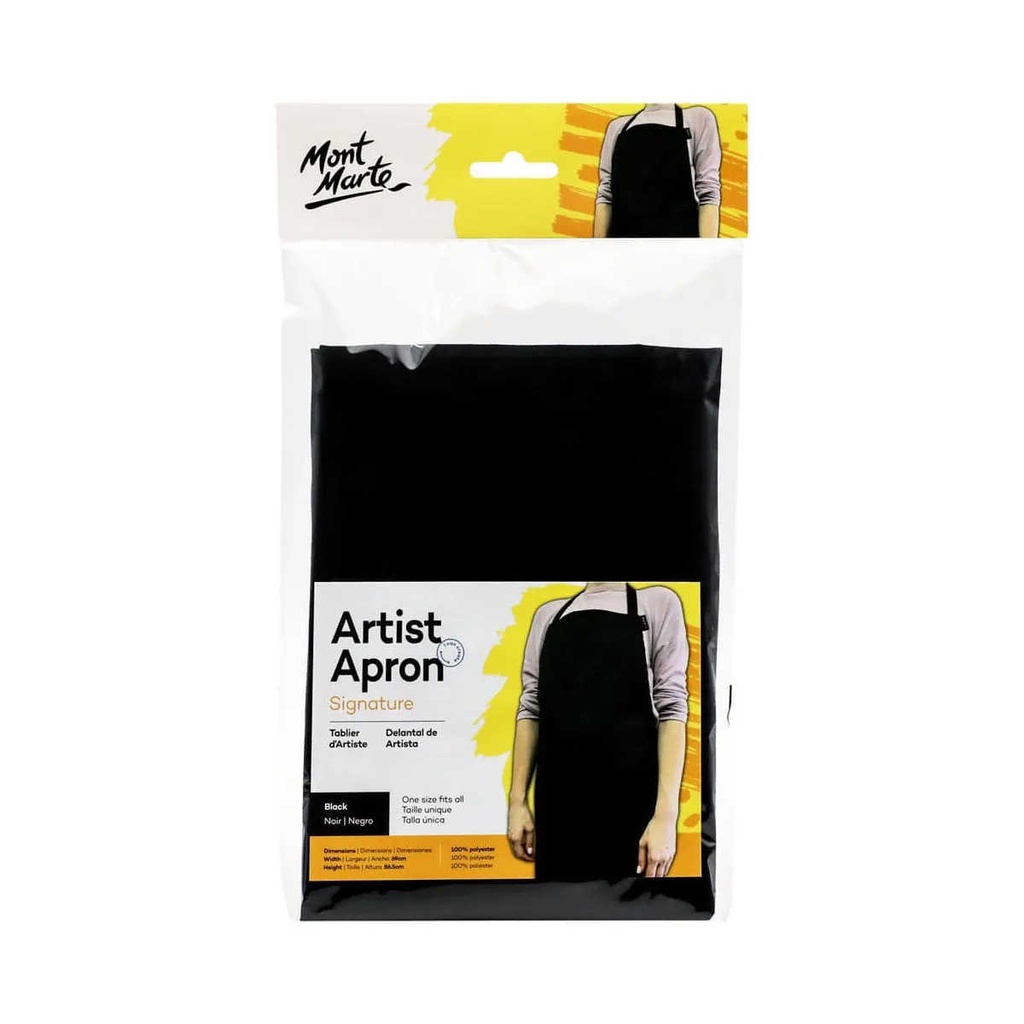 Mont Marte Artist Apron Adult - Black
