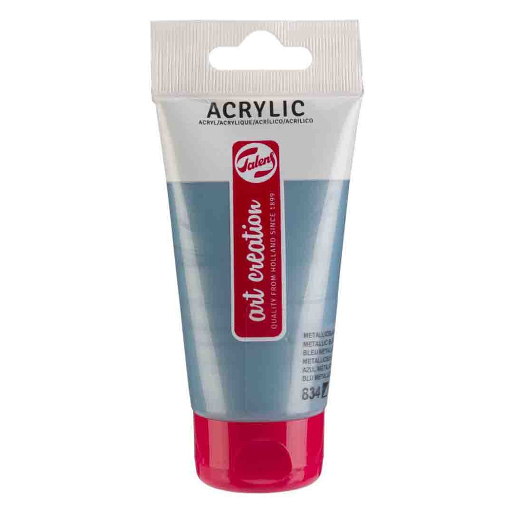 الوان اكريلك من ارت كريشن الهولندية 75 مل ميتالك METALL.BLUE