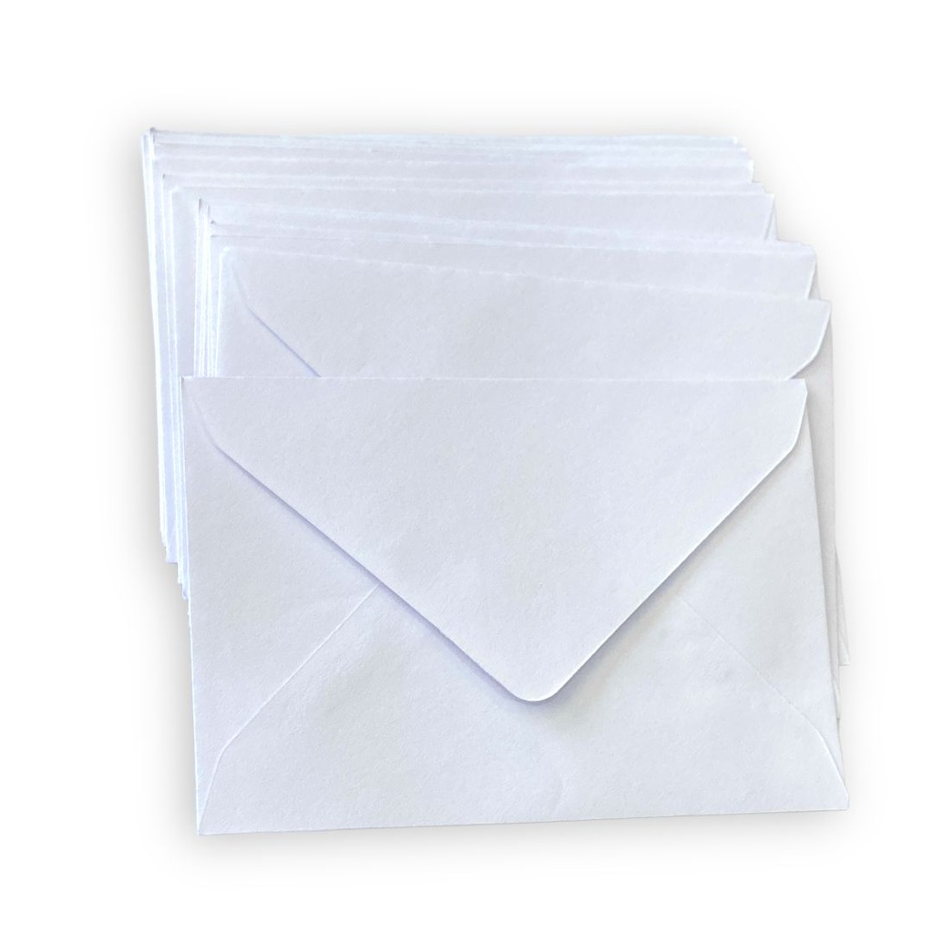 ظرف رسائل ابيض 7.50 * 11 سم