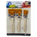 فرشة 6 حبة خشب