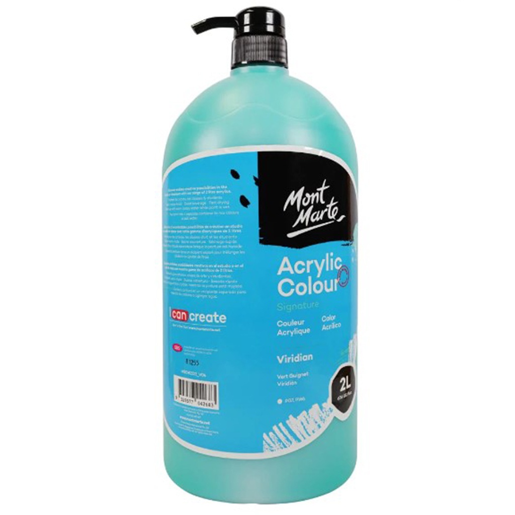 MM Acrylic Colour 2L Pump - Viridian