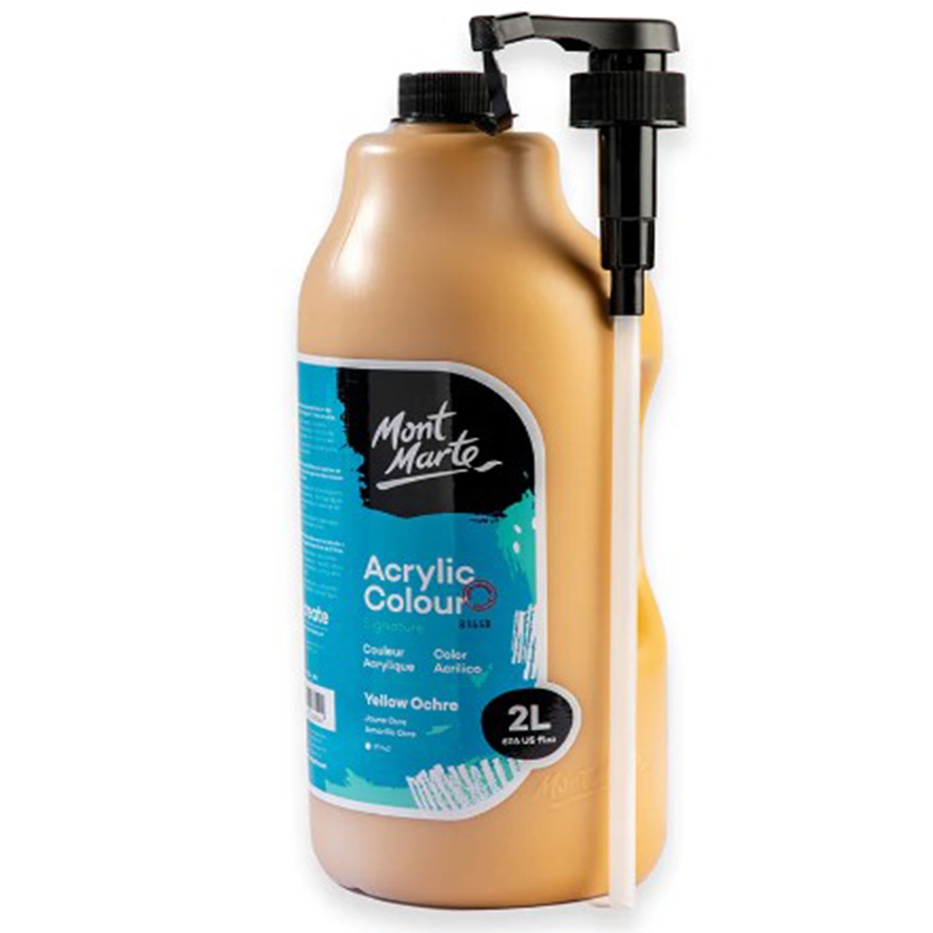 الوان اكريلك مونت مارت 2 لتر - Yellow Ochre
