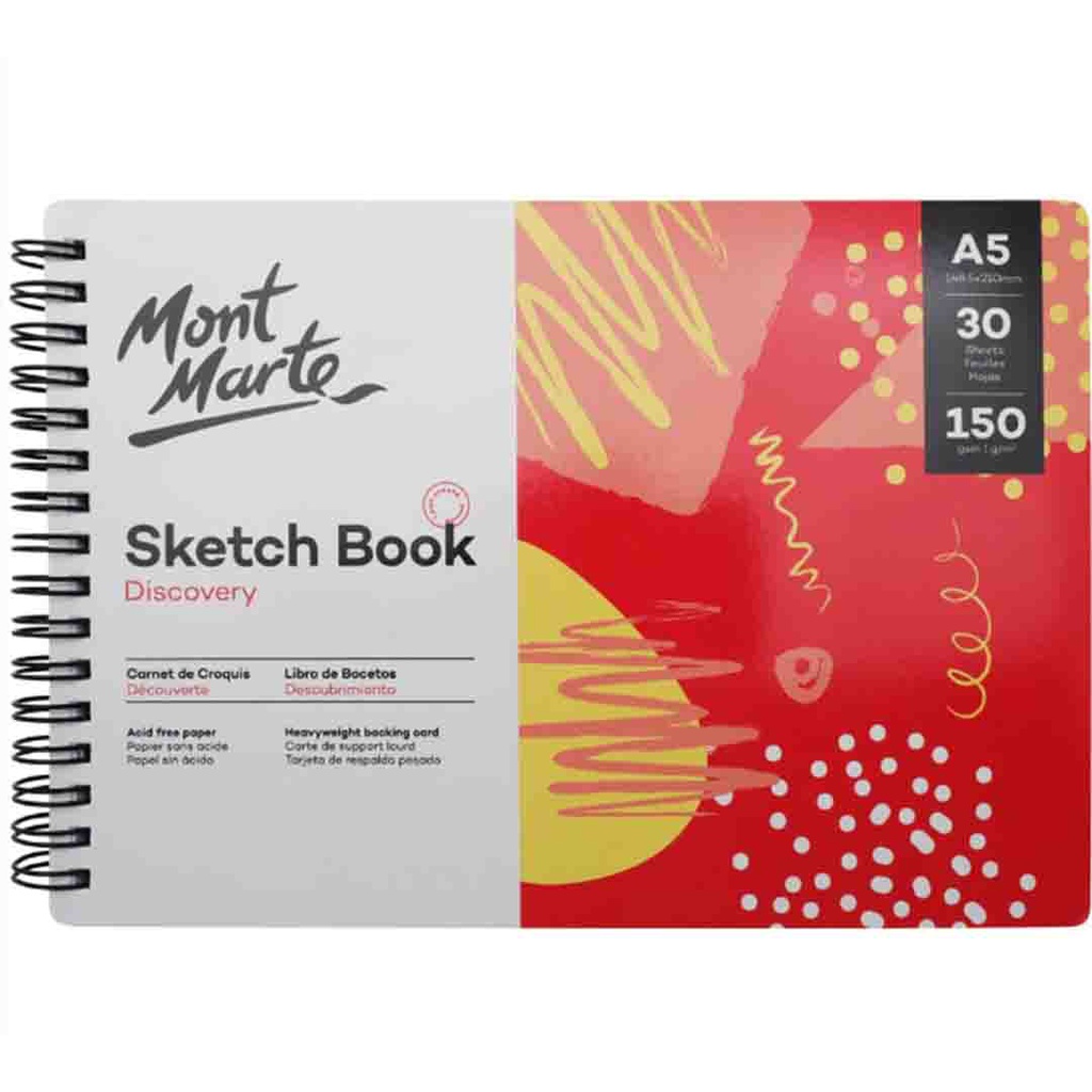 Mont Marte Discovery Sketch Book 150gsm A5