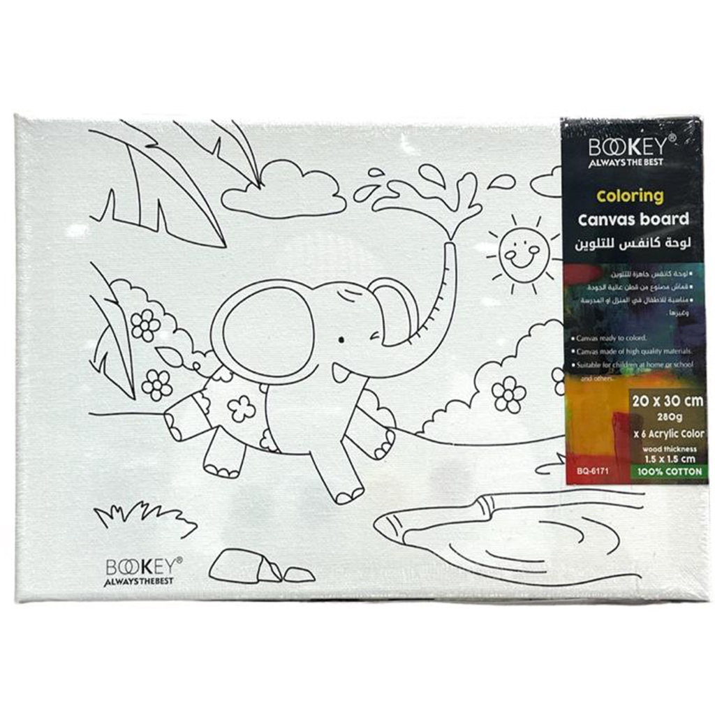 لوحة كانفس للتلوين 20*30