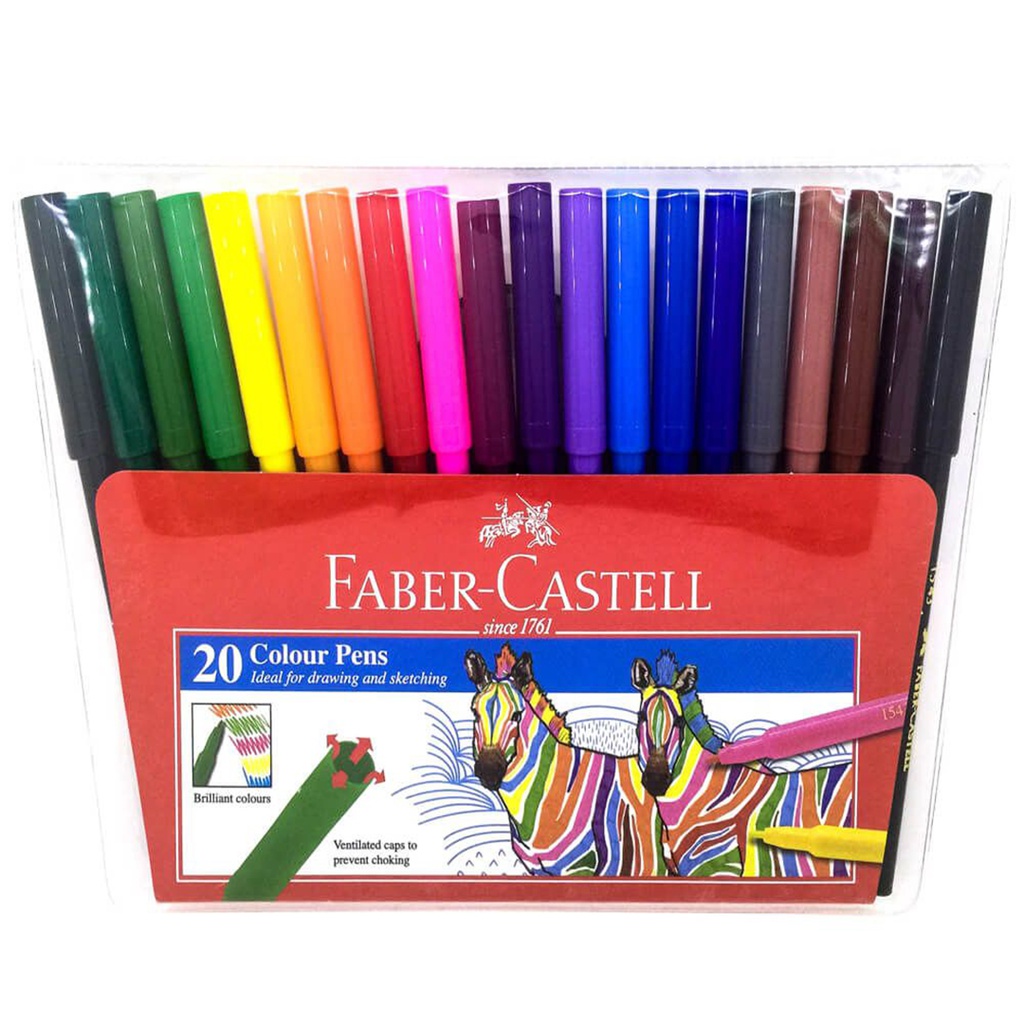 الوان ماركر 20 لون فابر كاستيل