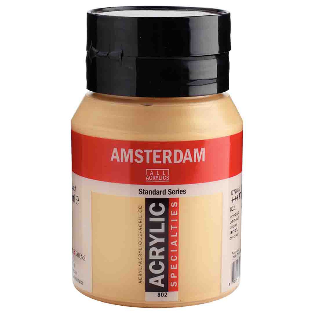 AMSTERDAM ACRYLIC COLOR  500ML LIGHT GOLD