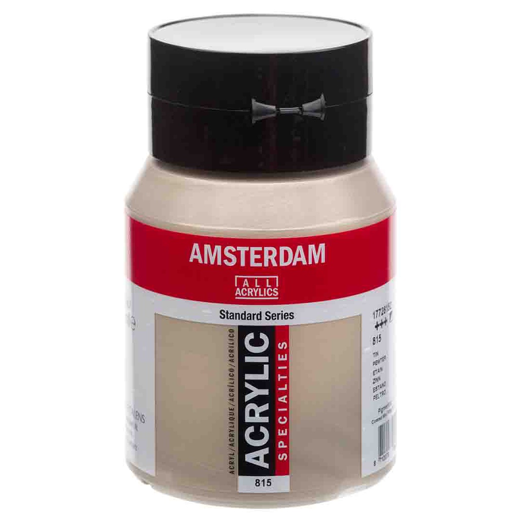 AMSTERDAM ACRYLIC COLOR  500ML PEWTER