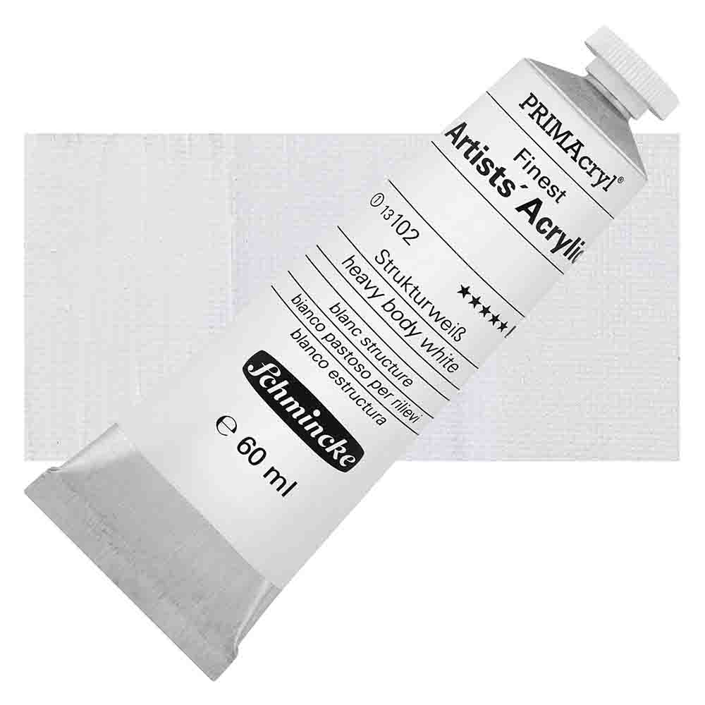 SCHMINCKE  PRIMA ACRYLIC COLOUR  60ML heavy body white