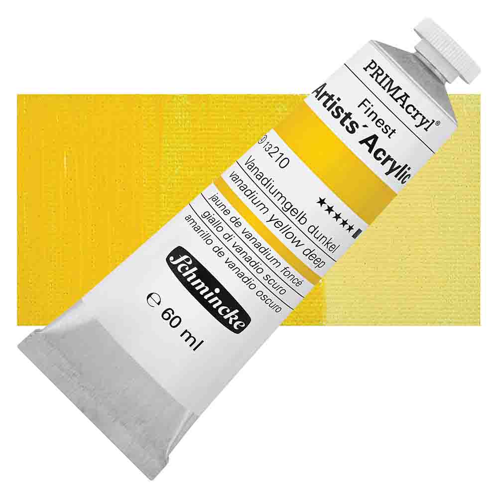 SCHMINCKE  PRIMA ACRYLIC COLOUR  60ML vanadium yellow deep