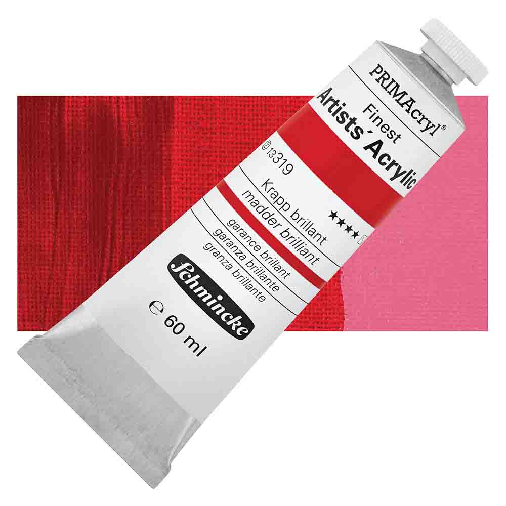 SCHMINCKE  PRIMA ACRYLIC COLOUR  60ML madder brilliant