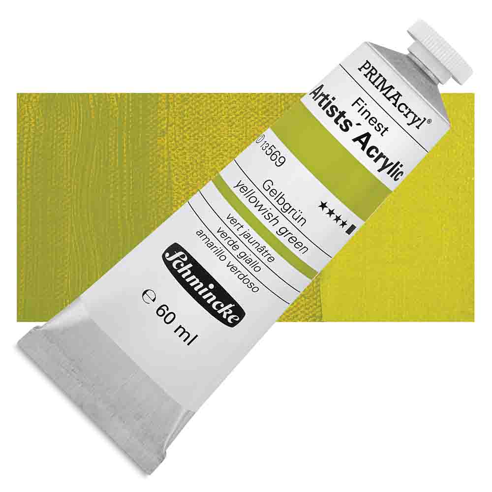 SCHMINCKE  PRIMA ACRYLIC COLOUR  60ML yellowish green