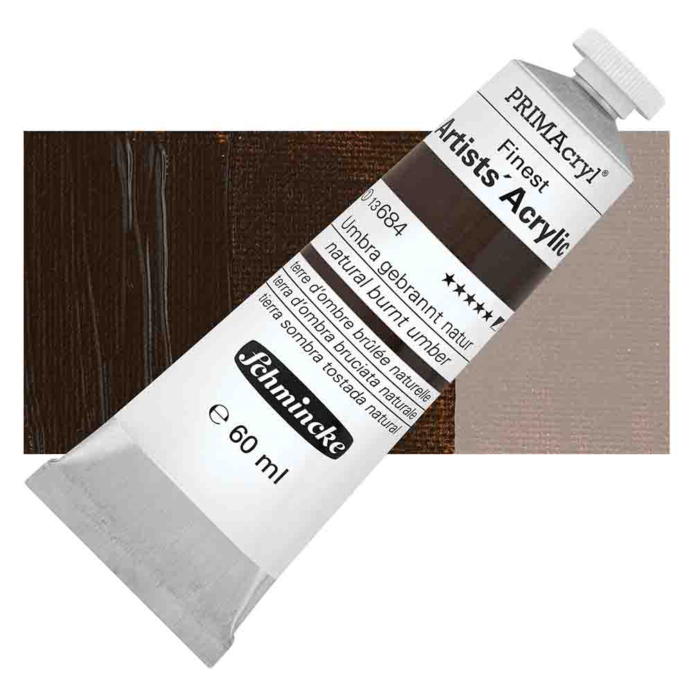 SCHMINCKE  PRIMA ACRYLIC COLOUR  60ML natural burnt umber