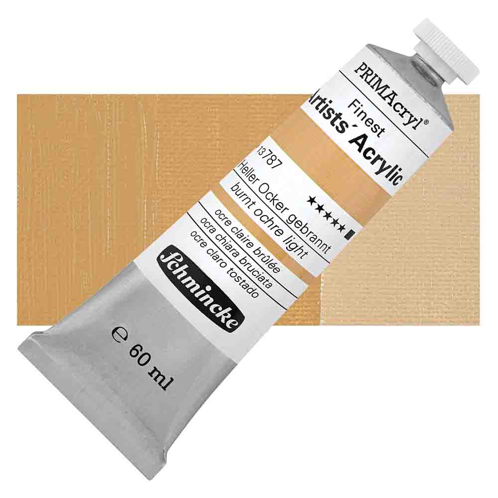 SCHMINCKE  PRIMA ACRYLIC COLOUR  60ML burnt ochre light
