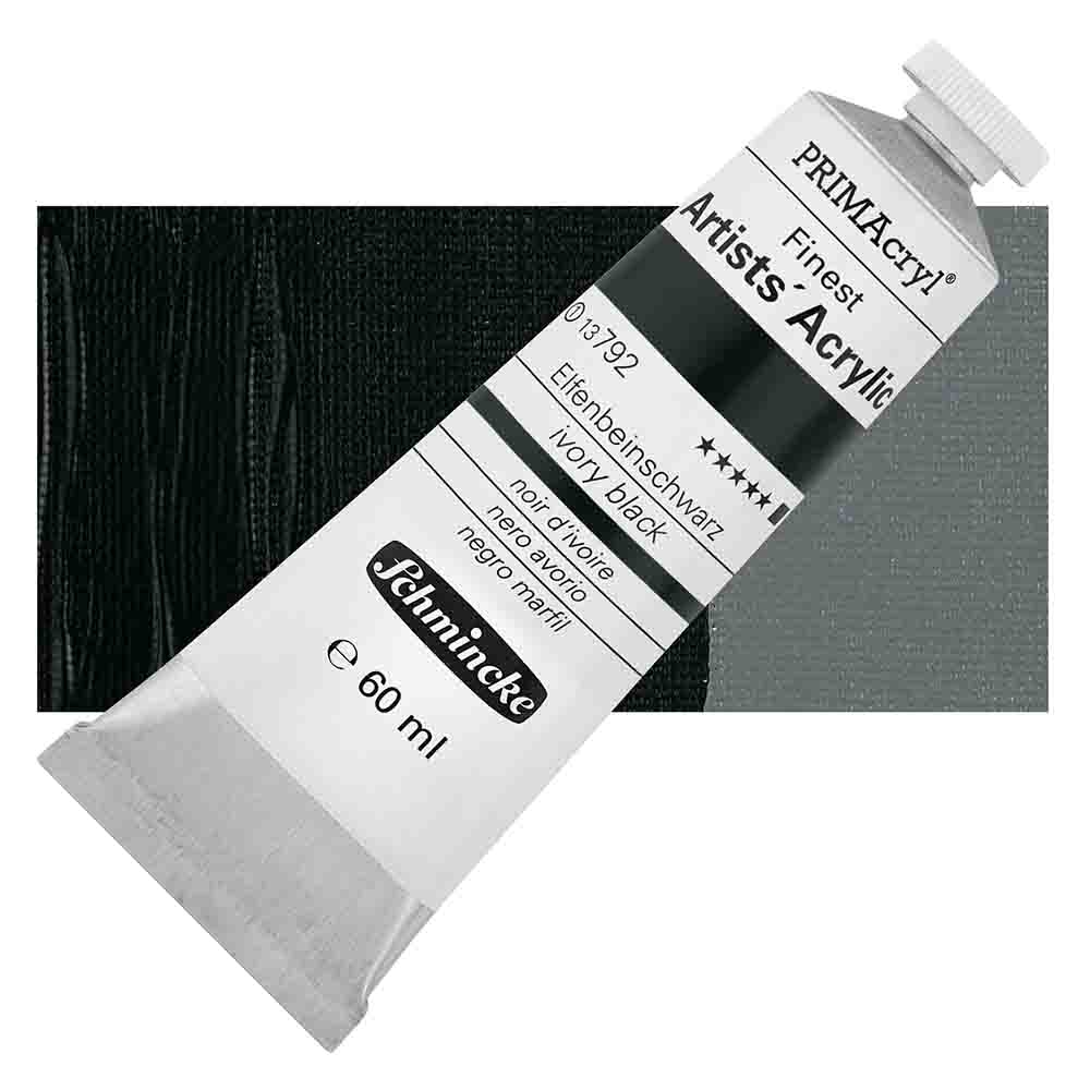 SCHMINCKE  PRIMA ACRYLIC COLOUR  60ML ivory black