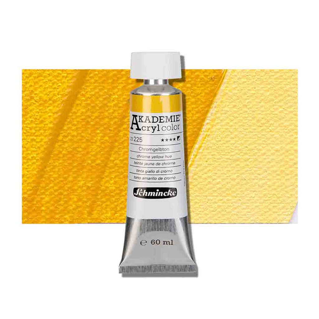 SCHMINCKE  AKADEMIE ACRYLIC COLOUR  60ML chrome yellow hue