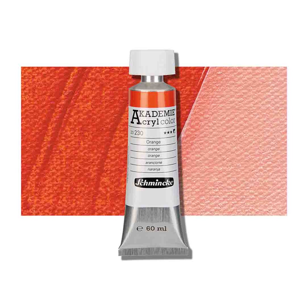 SCHMINCKE  AKADEMIE ACRYLIC COLOUR  60ML orange