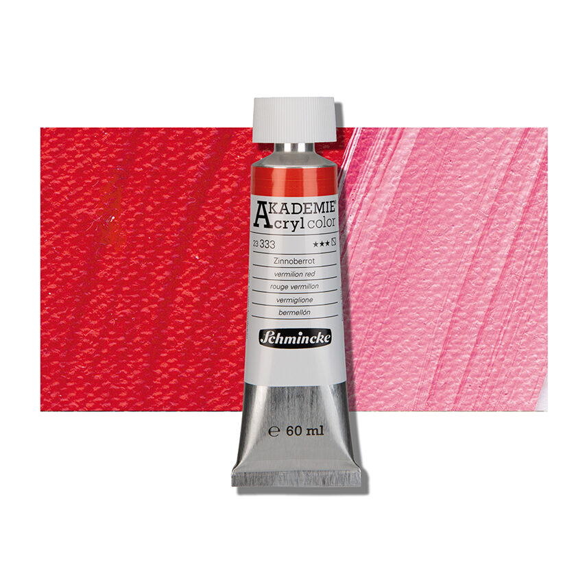 SCHMINCKE  AKADEMIE ACRYLIC COLOUR  60ML vermilion red