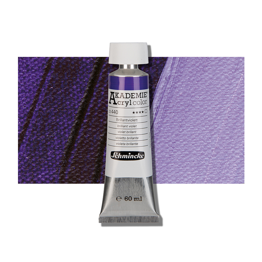 SCHMINCKE  AKADEMIE ACRYLIC COLOUR  60ML brilliant violet