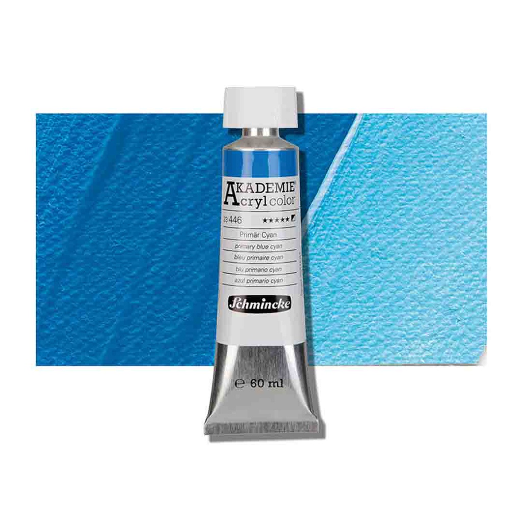 SCHMINCKE  AKADEMIE ACRYLIC COLOUR  60ML primary blue cyan