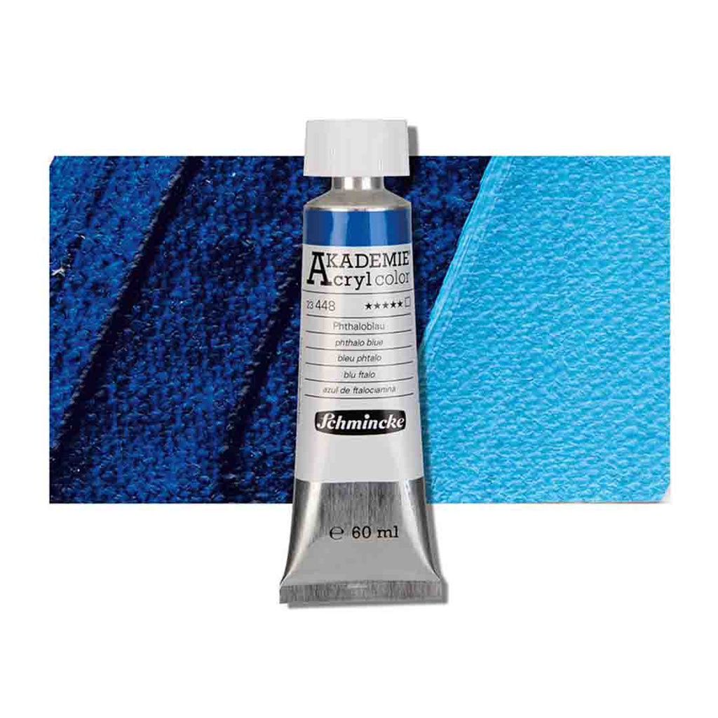 SCHMINCKE  AKADEMIE ACRYLIC COLOUR  60ML phthalo blue