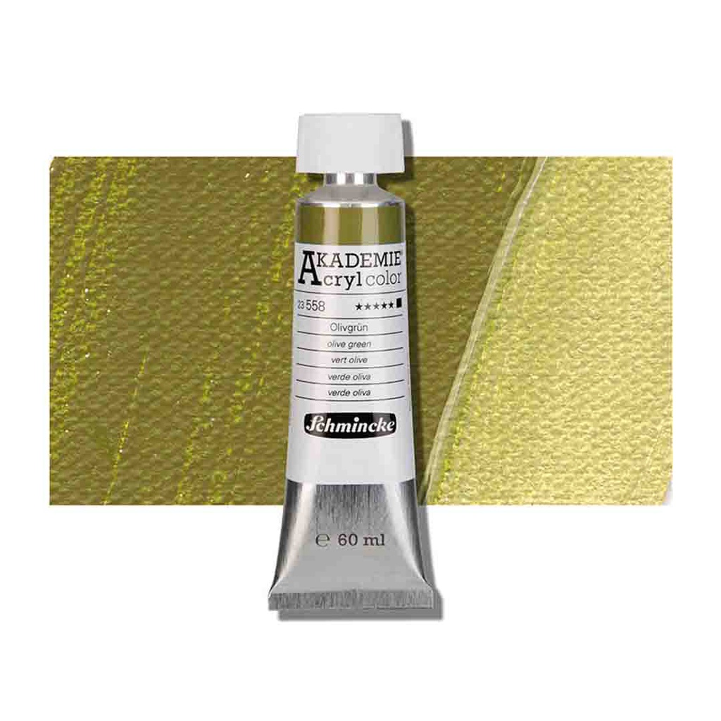 SCHMINCKE  AKADEMIE ACRYLIC COLOUR  60ML olive green