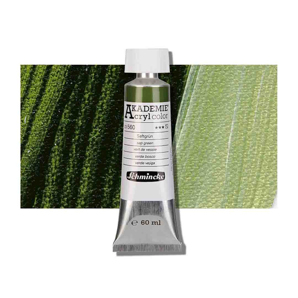 SCHMINCKE  AKADEMIE ACRYLIC COLOUR  60ML sap green