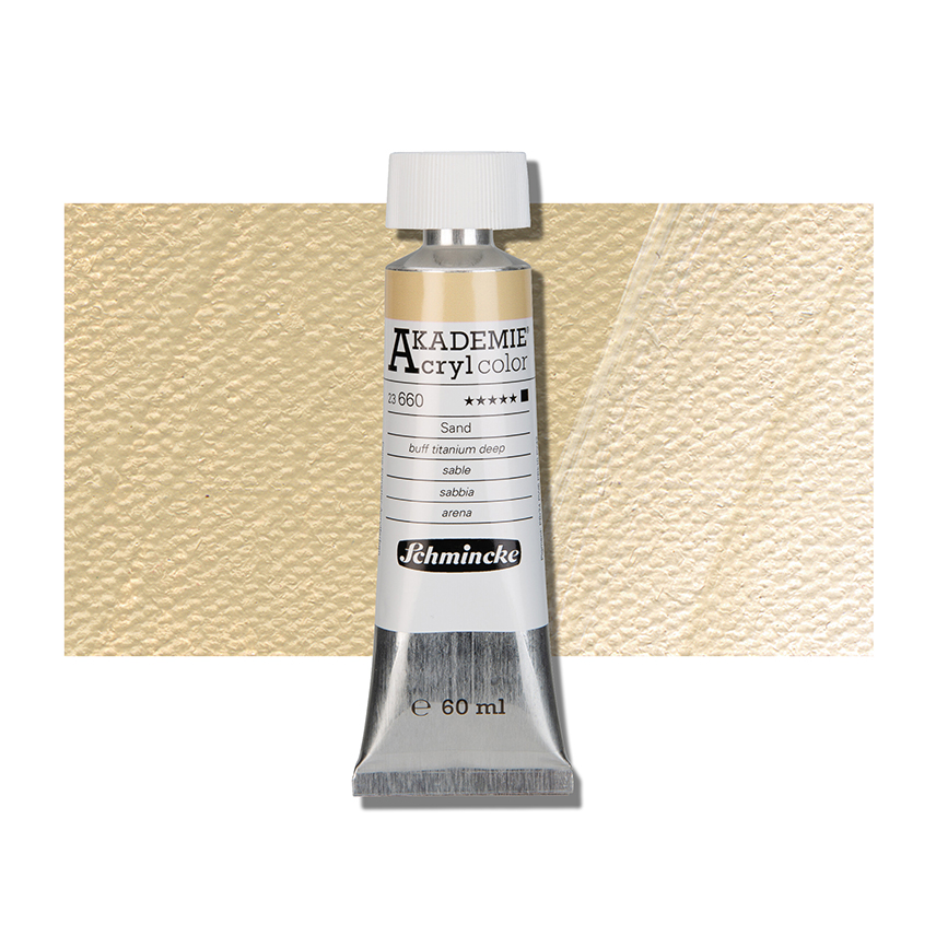 SCHMINCKE  AKADEMIE ACRYLIC COLOUR  60ML buff titanium deep