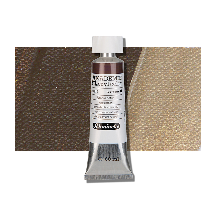SCHMINCKE  AKADEMIE ACRYLIC COLOUR  60ML raw umber