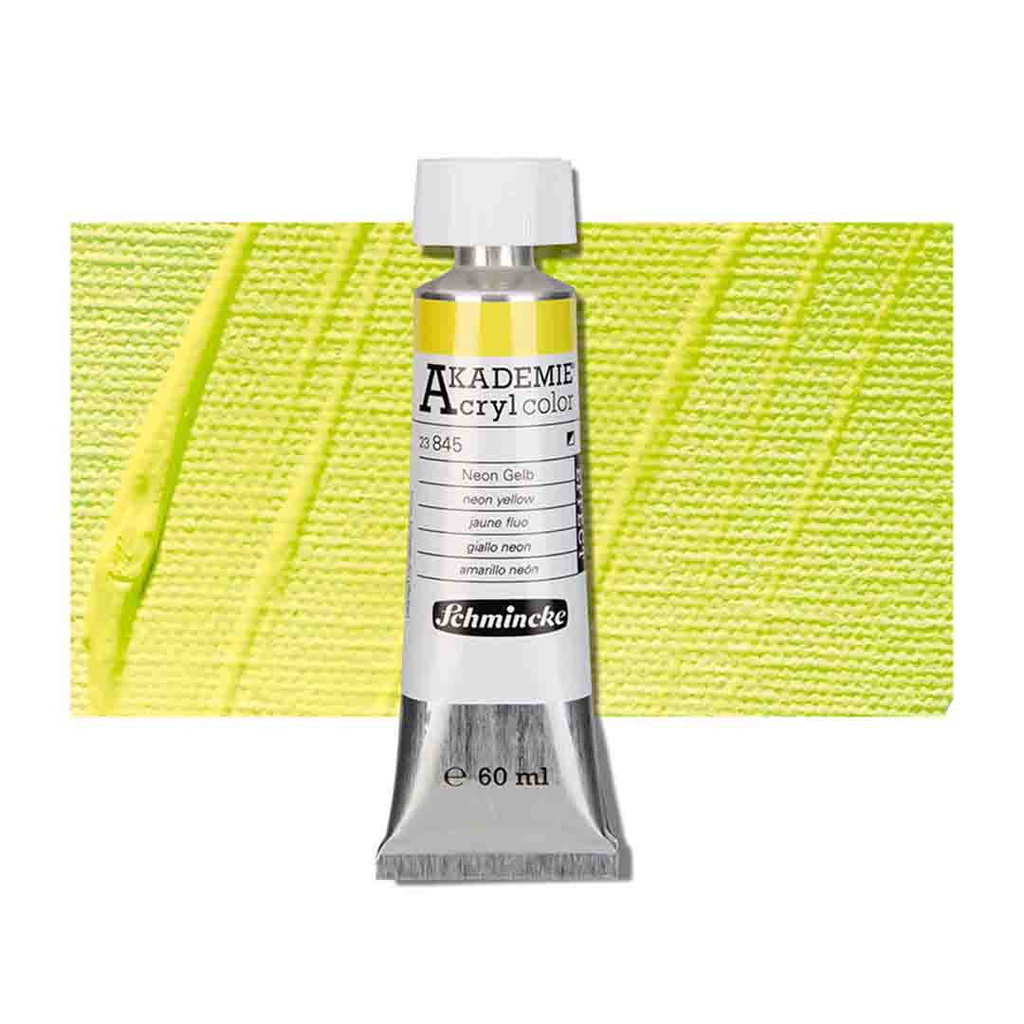 SCHMINCKE  AKADEMIE ACRYLIC COLOUR  60ML neon yellow