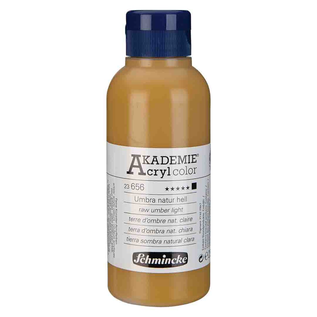 SCHMINCKE  AKADEMIE ACRYLIC COLOUR  250ML raw umber light
