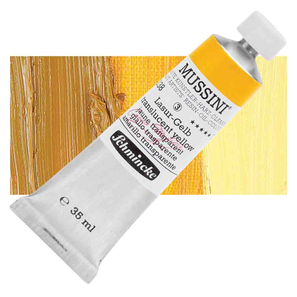 SCHMINCKE  MUSSINI 35ML OIL COLOUR  transparent yellow