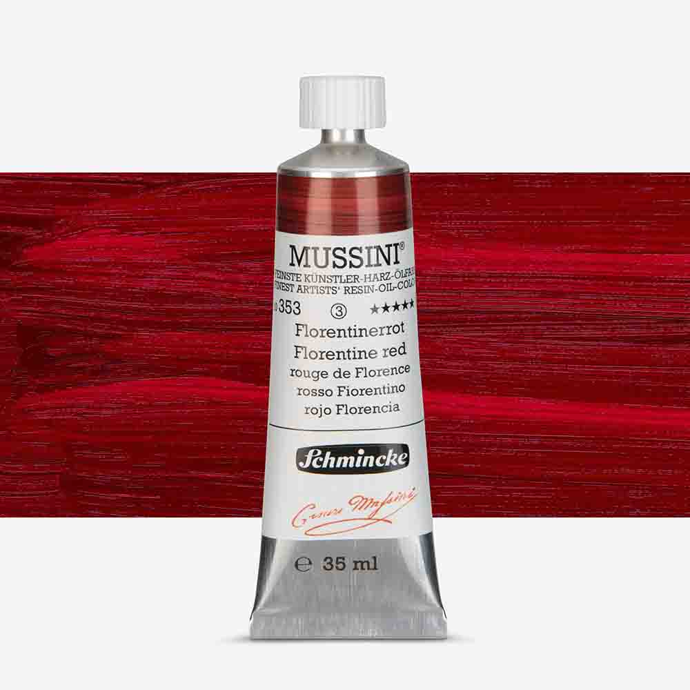 SCHMINCKE  MUSSINI 35ML OIL COLOUR  Florentine red