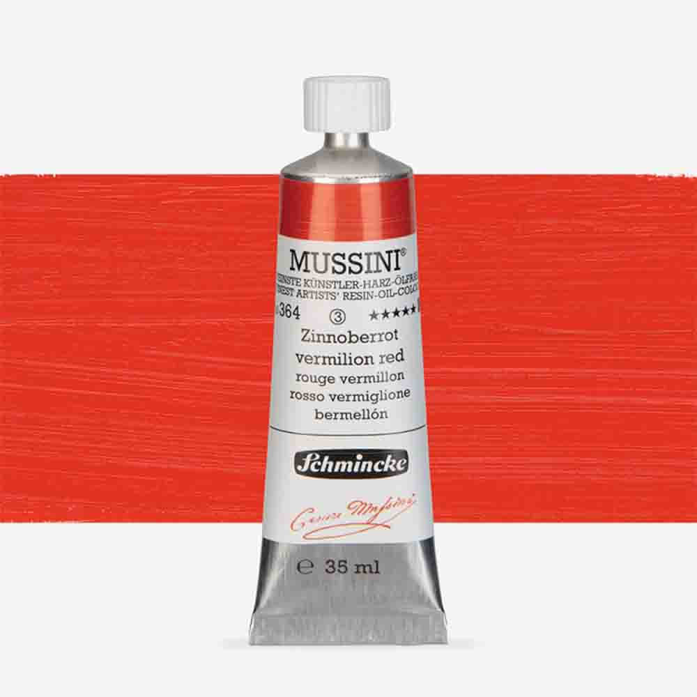 SCHMINCKE  MUSSINI 35ML OIL COLOUR  vermilion red 