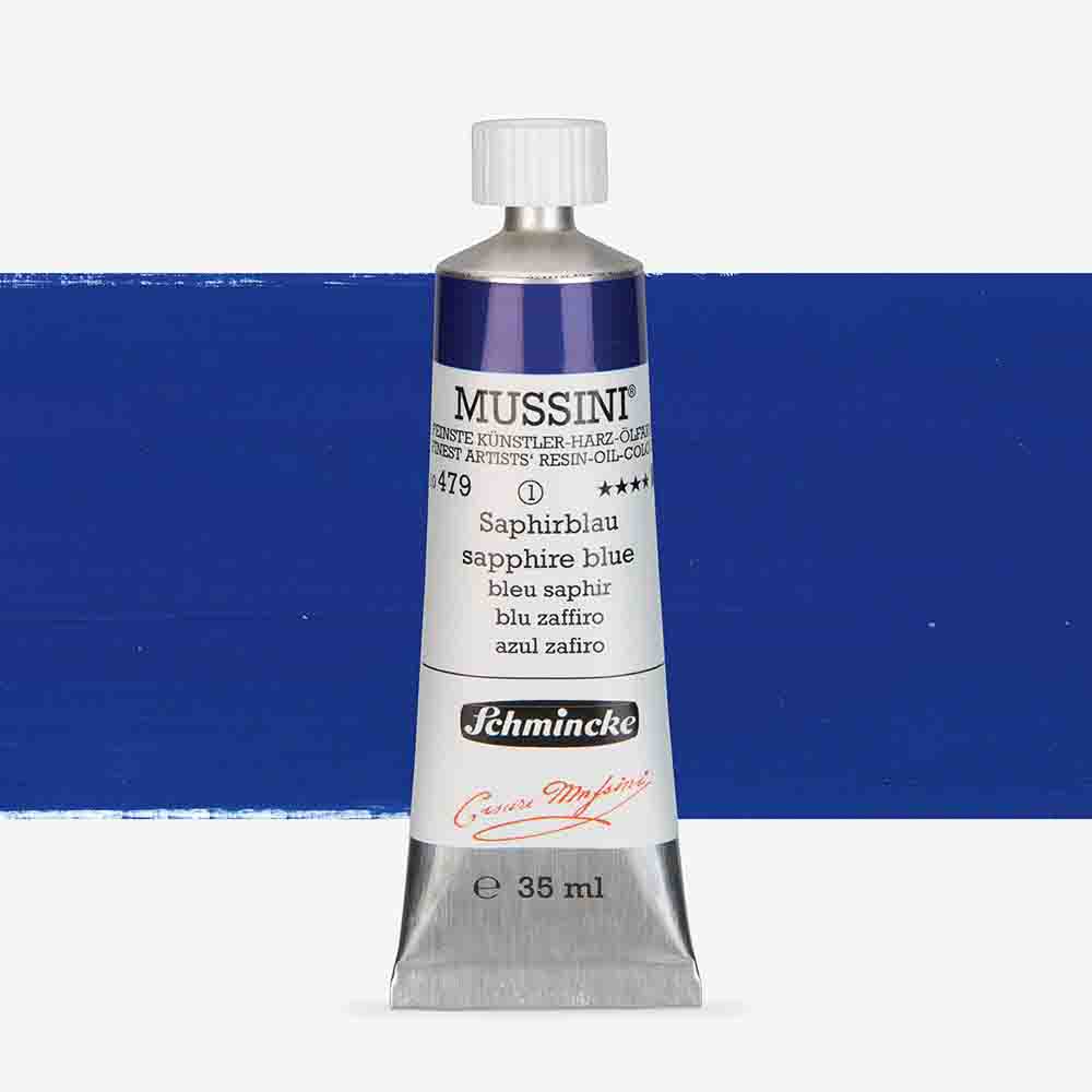 SCHMINCKE  MUSSINI 35ML OIL COLOUR  sapphire blue