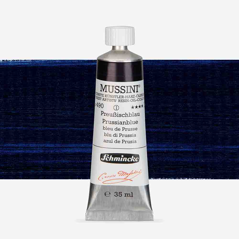 SCHMINCKE  MUSSINI 35ML OIL COLOUR  Prussian blue