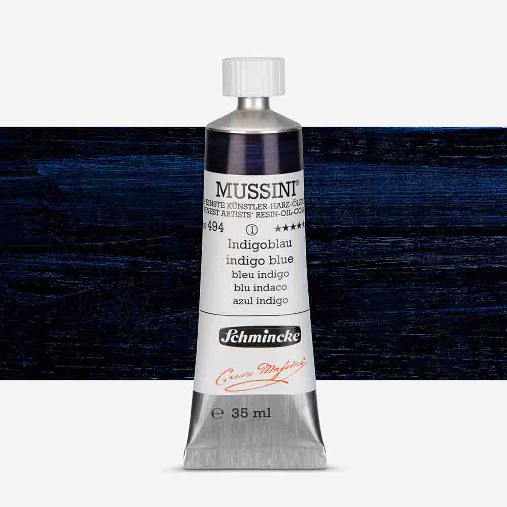 SCHMINCKE  MUSSINI 35ML OIL COLOUR  indigo blue