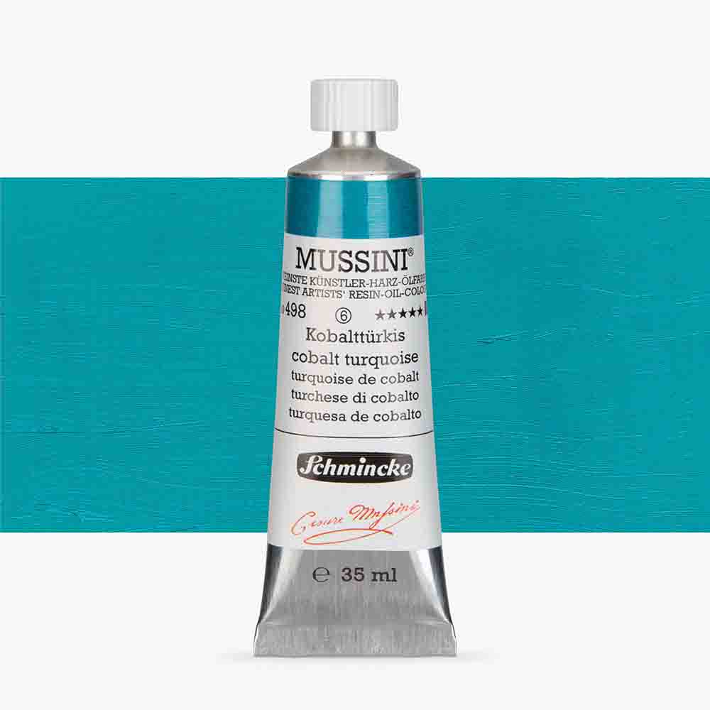 SCHMINCKE  MUSSINI 35ML OIL COLOUR  cobalt turquoise